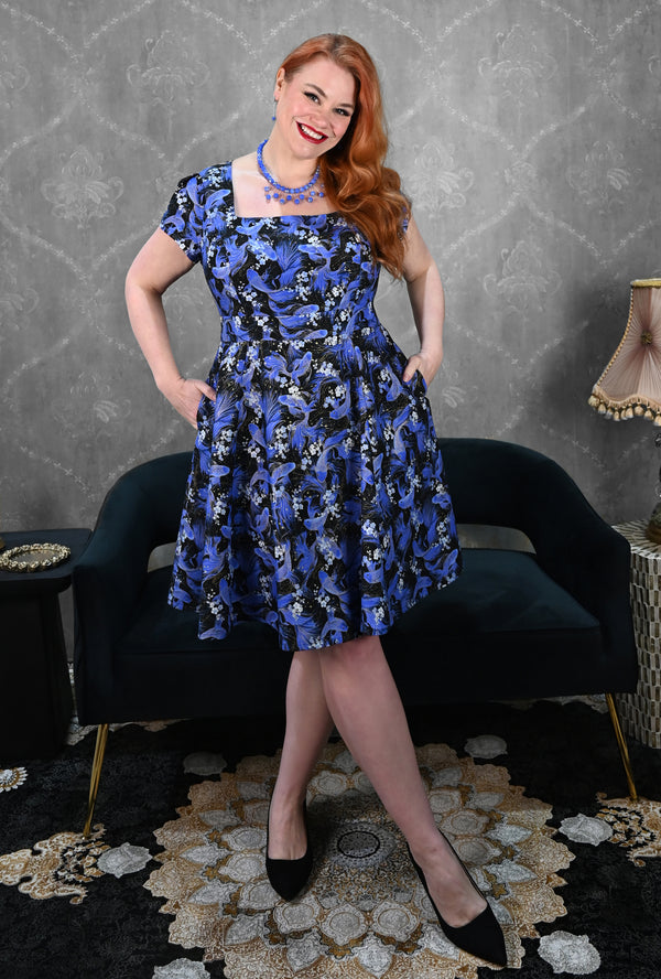 Vintage Inspired Dresses with Modern Pin-Up Sass  Cherry Velvet