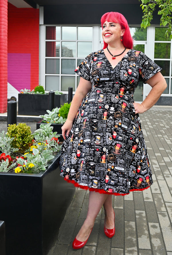 Penelope - Java Jive - Coffee Dress - Limited