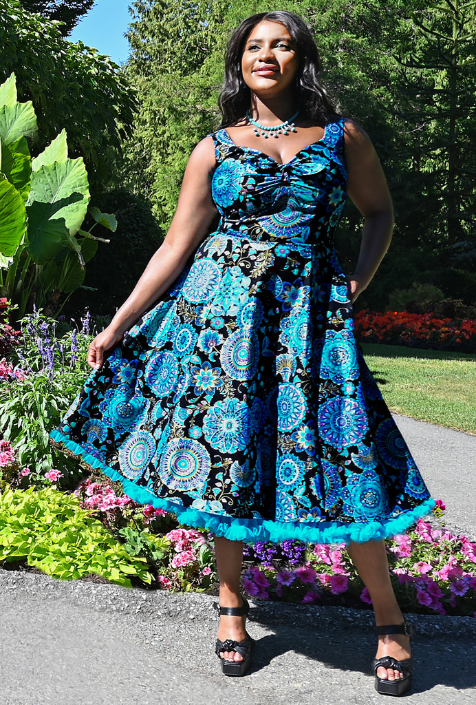 Diane - Optical Opulence - Mandala Dress