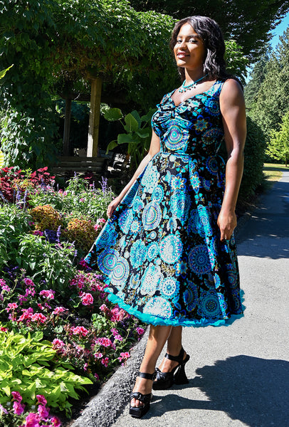 Diane - Optical Opulence - Mandala Dress
