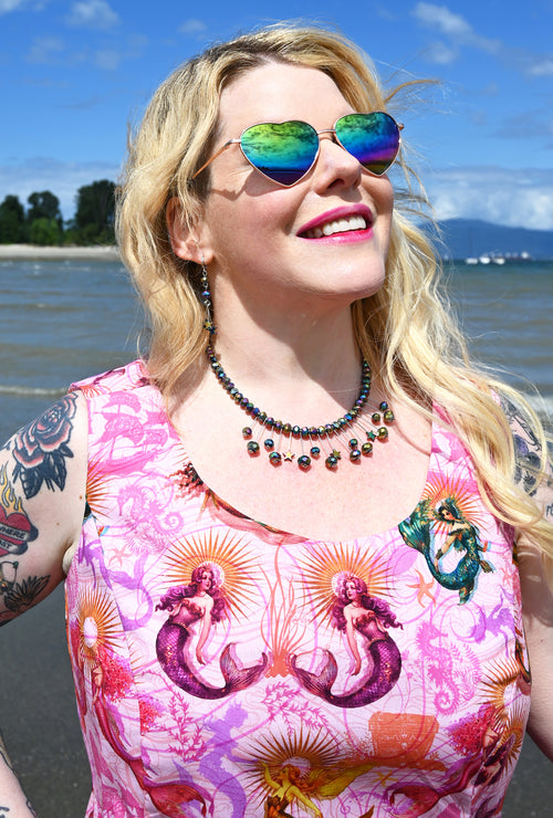 Atomic Lights - Necklace & Earring Set