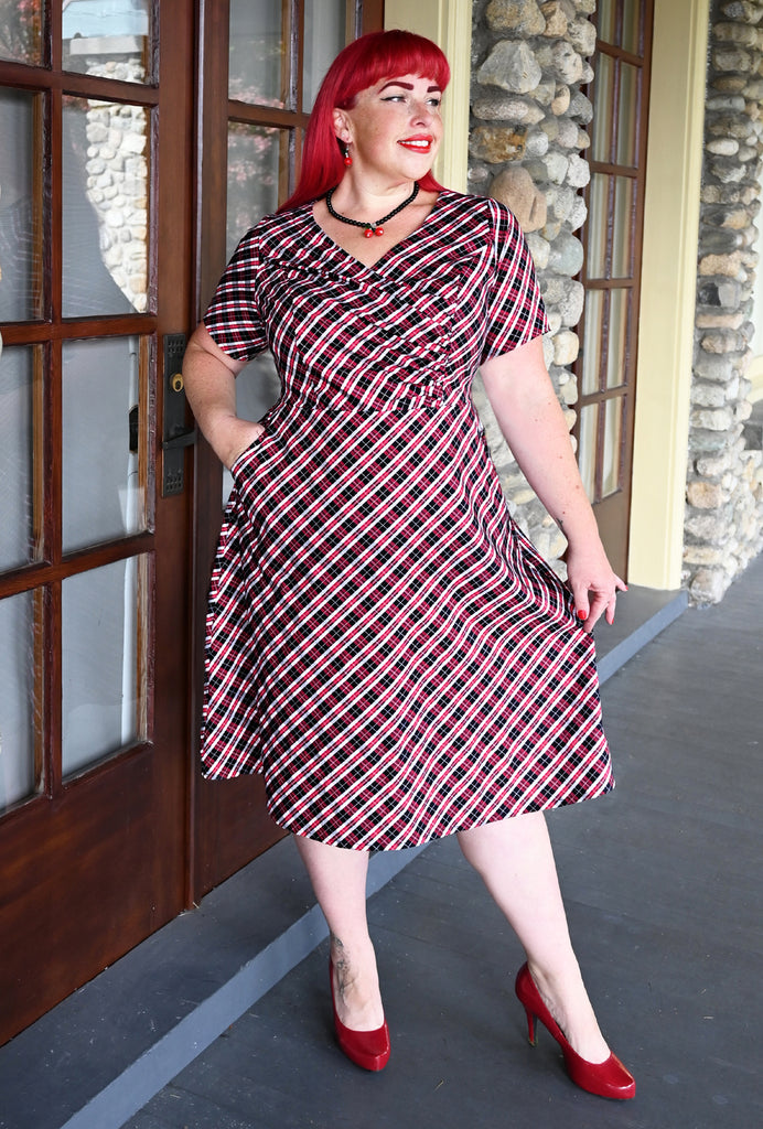 Plus hotsell plaid dress