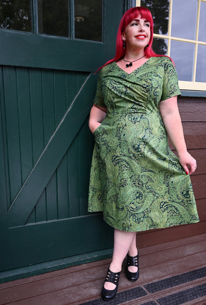 Hazel  - Peridot Promises - Paisley Dress