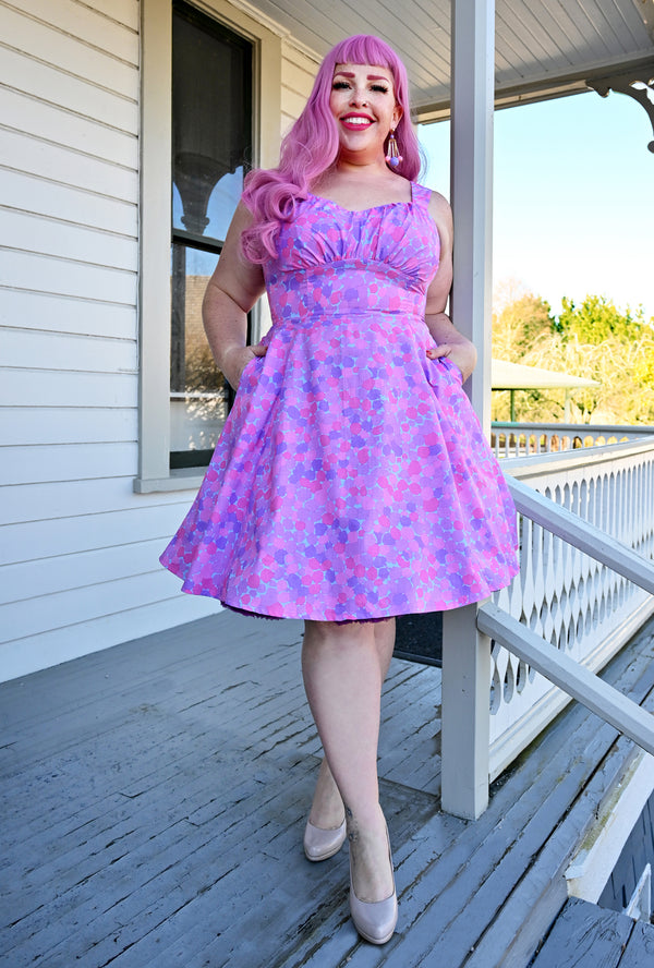 Sookie - Bubble Gum Sky - Pink Geometric Dress