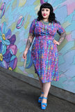 Hazel  - Techno Tweed - Rainbow Weave Dress