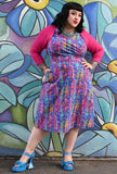 Hazel  - Techno Tweed - Rainbow Weave Dress