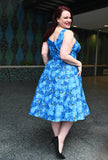 Diane - Blue Me Away - Floral Dress