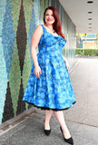 Diane - Blue Me Away - Floral Dress