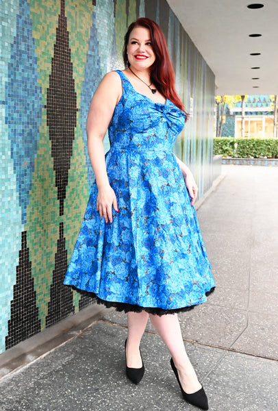 Diane - Blue Me Away - Floral Dress