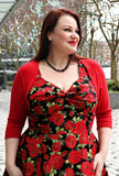 Diane - Queen of Thorns - Red Rose Dress