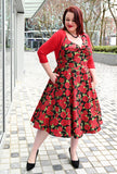 Diane - Queen of Thorns - Red Rose Dress