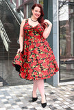 Diane - Queen of Thorns - Red Rose Dress