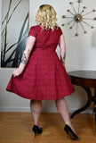 Miriam  - Coco Rouge - Tweed Print Dress