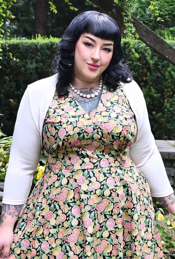 Sophia - Vanilla - Sweater Knit Shrug