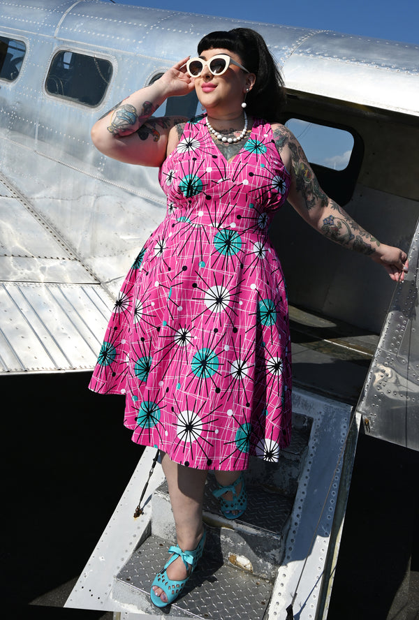 Norma - Atomic Spark - Mid Century Retro Dress