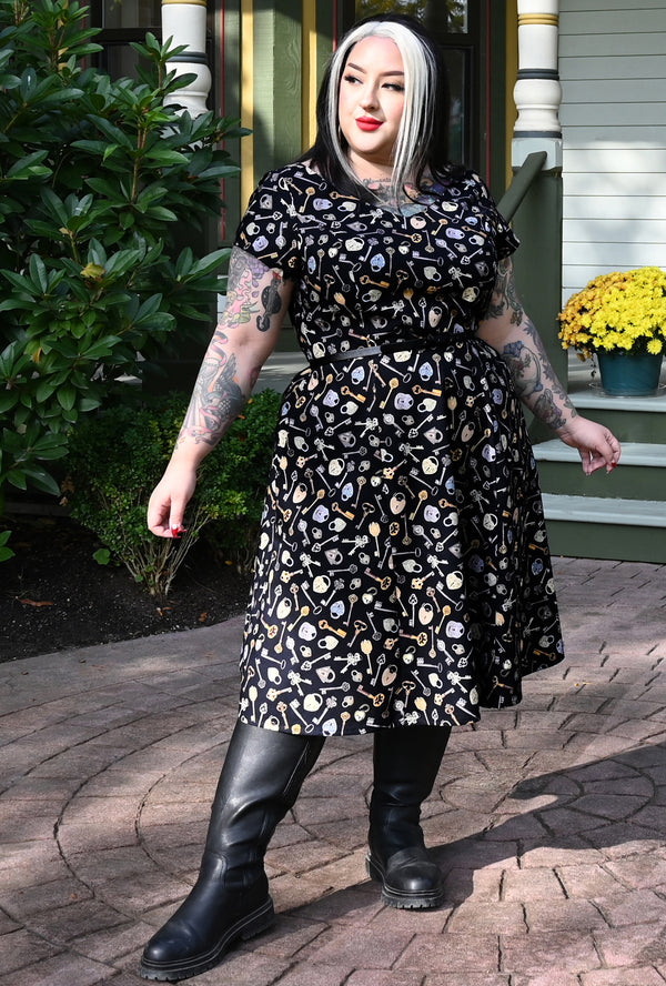 Yvonne - Lock Star - Key & Heart Lock Dress
