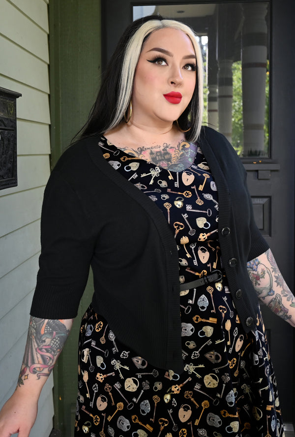 Jane - Black - Cardigan Sweater