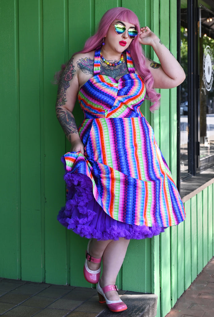 Collectif deals rainbow dress