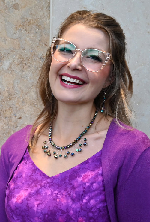 Atomic Lights - Necklace & Earring Set