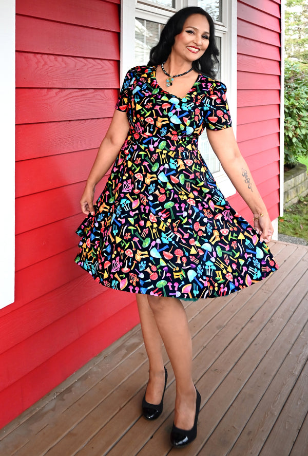 Kim  - Spore Galore - Rainbow Mushroom Dress