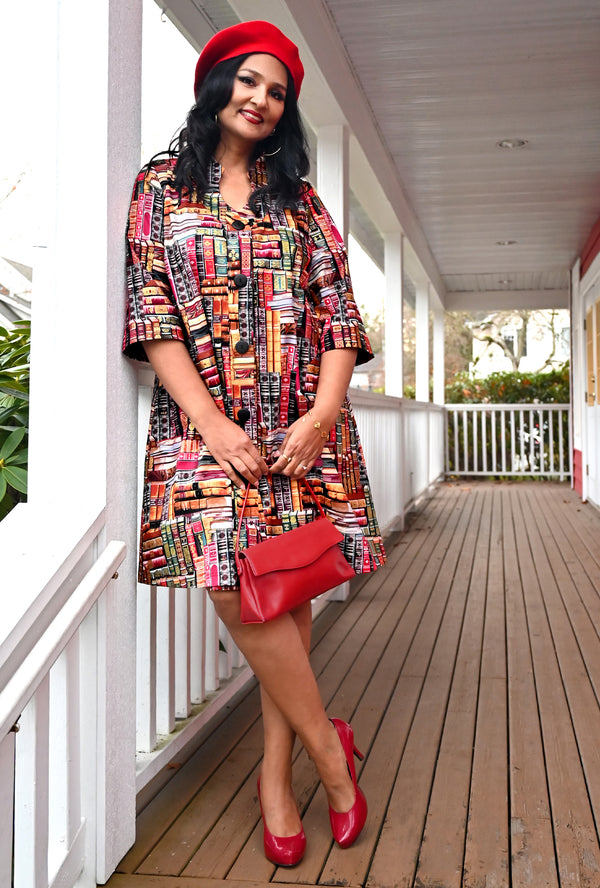 Kate - Page Turner - Retro Coat Dress