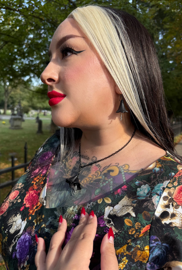 Dark Garden - Necklace and Earrings Set