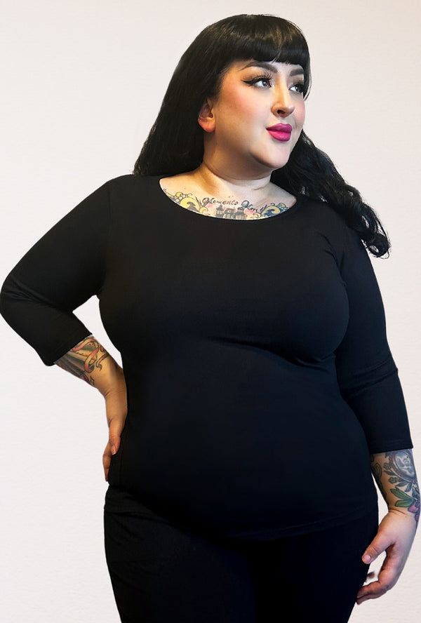 Perfect Tee - Black Bamboo