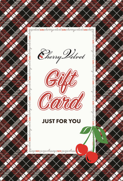 Example (only) Gift Card - Just for you