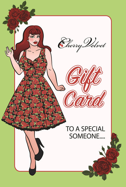 Cherry Velvet E - Gift Card