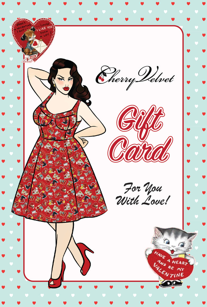 Example (only) Gift Card - Valentine for you