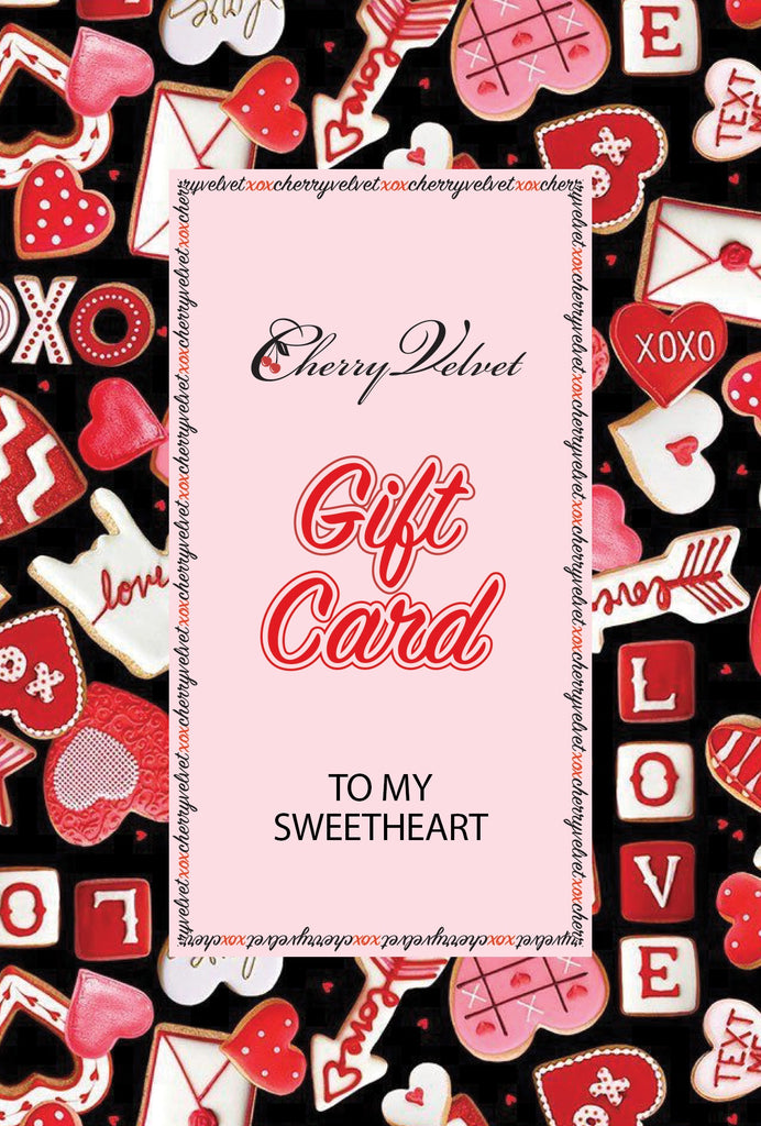 Example (only) Gift Card - Happy Valentine