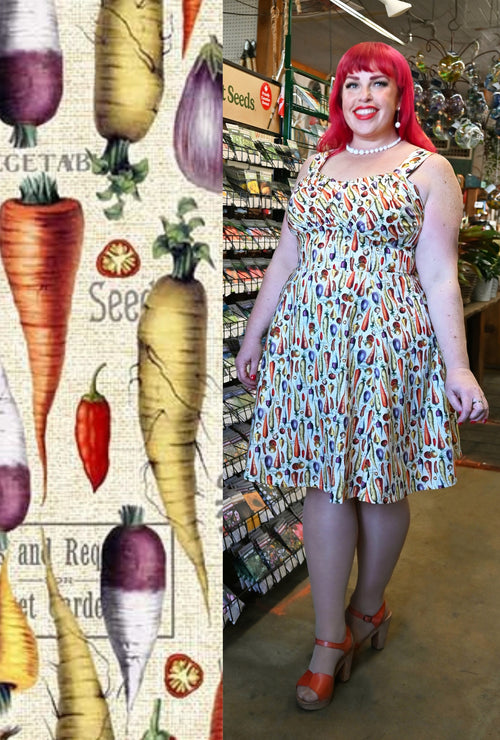 Sookie - Veggie Vixen - Garden Vegetable Dress