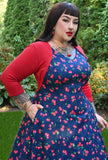 Margot - Cherries Royale - Navy Cherry Dress