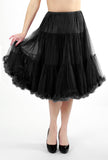 Vintage Chiffon Crinoline Petticoat - Black Licorice