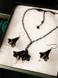 Dark Garden - Necklace and Earrings Set