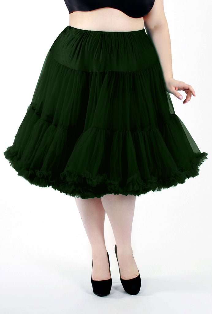 Vintage Chiffon Crinoline - Pine Forest - Last one!