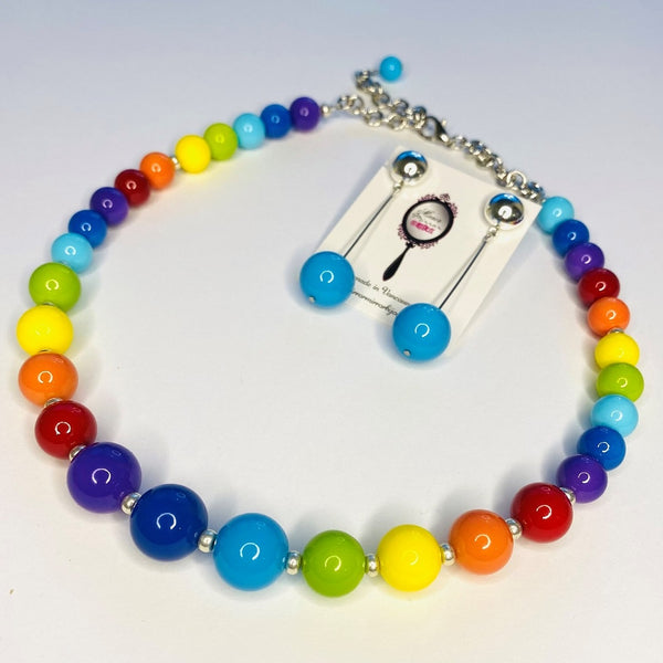 Taste the Rainbow - Necklace & Earring Set