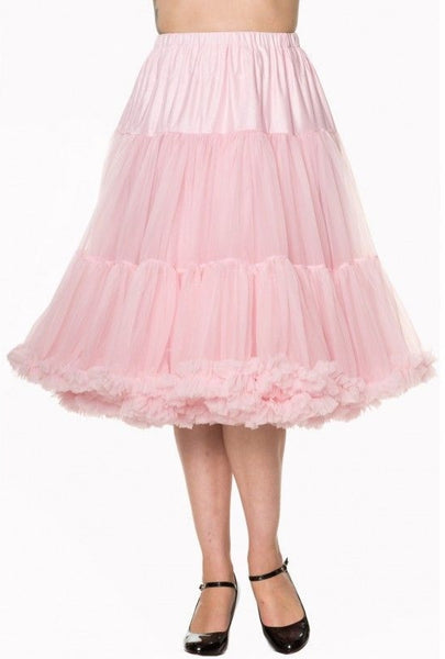 Vintage Chiffon Crinoline Petticoat - Soft Pink